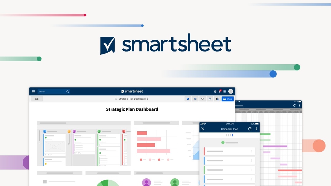 Smartsheet Dashboards Gantt Charts Desktop and mobile